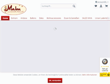 Tablet Screenshot of malou-shop.de